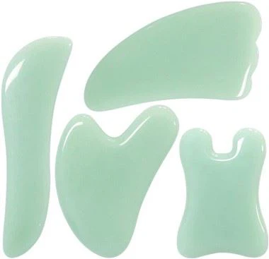 4pcs gua sha taş kazıma masaj seti