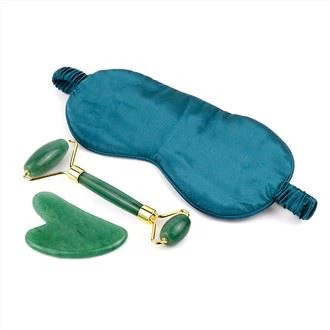 İnce Yüz İçin Yeşim Rulo ve Gua Sha
