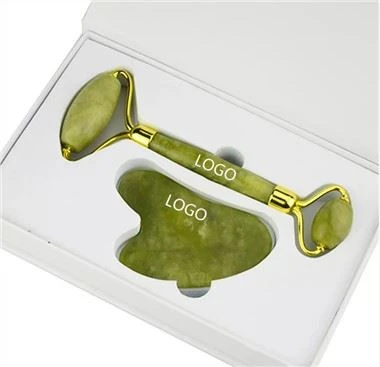 Xiuyan Yüz Masajı Yeşim Roller Gua Sha Set Box