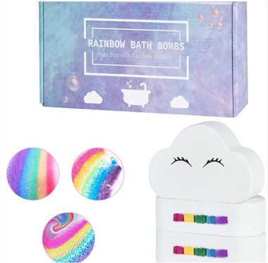 Sihirli gökkuşağı banyo bombası